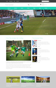 足球视频直播网页模板