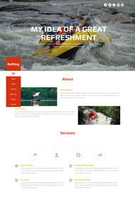 划船比赛CSS网站模板