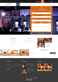 CSS3餐厅酒店网站模板