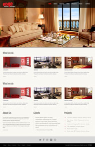 HTML5室内装饰公司网站模板