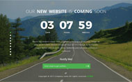 新网站即将推出HTML模板