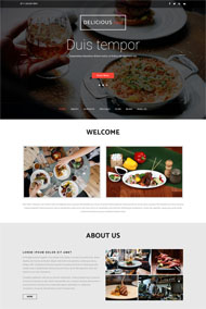 大气美食行业html5模板