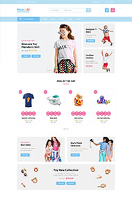 儿童商店HTML5网站模板