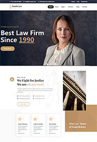 律师法律咨询网站HTML5模板