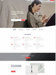 创意设计机构HTML5网站模板