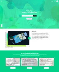 响应式网页开发设计公司网站模板
