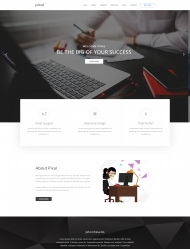 中小型创意设计服务公司网站模板