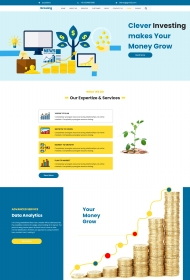 互联网金融投资理财网站模板