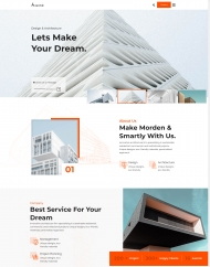 响应式建筑设计公司网站模板