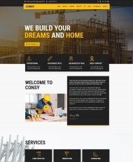 现代建筑公司HTML5网站模板
