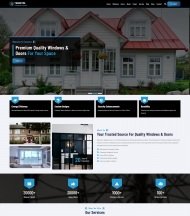 HTML5门窗定制设计服务公司网站模板