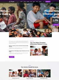 响应式HTML5儿童公益服务网站模板