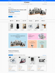 HTML5家用电器在线商城网站模板