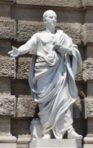 古罗马西塞罗雕像图片