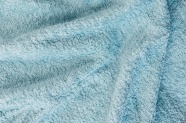 软棉蓝色毛毯特写图片