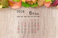 2018年6月日历表图片