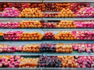 超市水果陈列图片