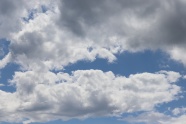 午后天空白云景观图片