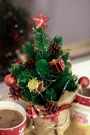 圣诞树装饰图片素材
