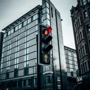 道路红绿灯标志图片