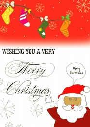圣诞节英语祝福贺卡图片