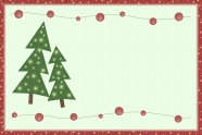 圣诞节圣诞树卡通背景图片