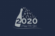 2020新年快乐海报图片