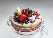 自制水果创意蛋糕图片