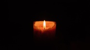黑夜蜡烛火焰图片