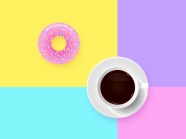 甜点咖啡背景素材图片