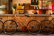 复古旧自行车图片
