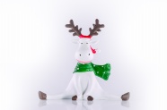 圣诞驯鹿雕塑图片