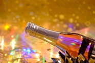 新年香槟酒庆祝图片