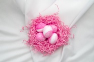 粉红色复活节彩蛋图片