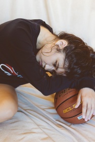 篮球宝贝性感艺术摄影图片
