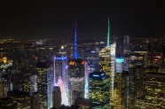曼哈顿城市建筑夜景图片