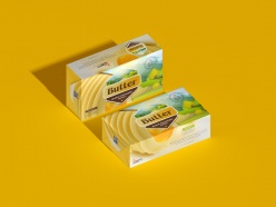 黄油包装盒样机设计