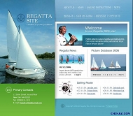 帆船网站模板