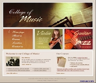 古典音乐网站模板