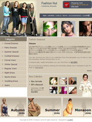 潮流时尚CSS网页模板