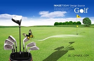 韩国高尔夫球场模板