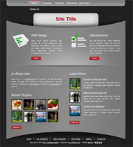 摄影画廊CSS网页模板
