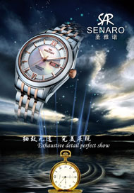 圣亚罗手表广告模板下载