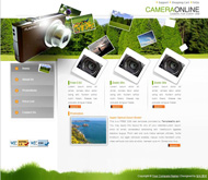 商业相机CSS网页模板