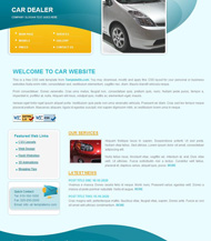 汽车经销商CSS网页模板