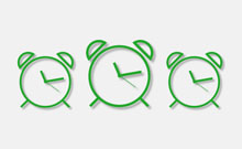 SVG时钟走时图标特效