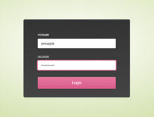 CSS3可自动输入登录表单动画