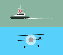 纯CSS3实现轮船和飞机动画特效