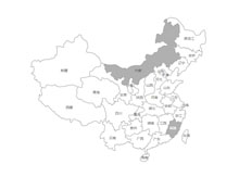 jQuery中国各个省份地图分部代码