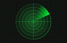 CSS3雷达扫描动画特效